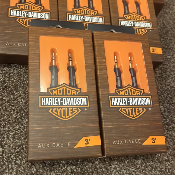 New in boxes! Take all for $25. Harley Davidson AUX cables. 3 feet long. - Picture 2 of 4